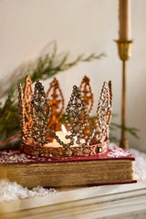 Pearl Beaded Crown, Tall