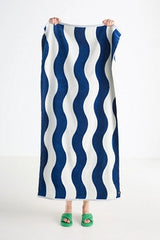 Slowtide Cotton Woven Stripe Beach Towel