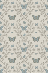 Mitchell Black Butterfly Garden Wallpaper