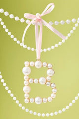 Pearl Monogram Ornament