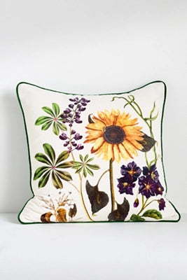 Evie Cotton Printed Floral Pillow