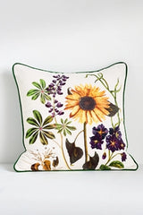 Evie Cotton Printed Floral Pillow
