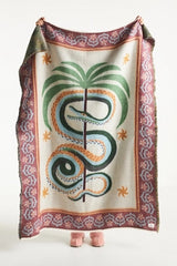 Printed Goods Cotton Jacquard Throw Blanket