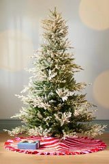 Ruffled Stripe Tree Skirt