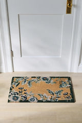 Floral Border Coir Printed Doormat