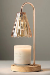 Amber Bloom Candle Warmer Lamp