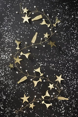 New Year's Eve Champagne & Stars Metal Garland