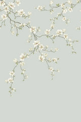 Ash Miyabi Bloom Unpasted 3-Panel Wall Mural