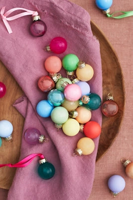 Good Cheer Bauble Miniature Ornaments, Set of 100