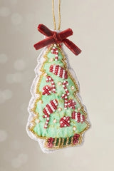 Fabric Christmas Tree Ornament