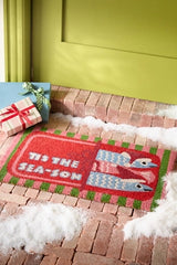Tis the Season Sardines Coir Printed Doormat