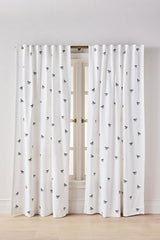 Maeve Cotton Embroidered Bow Curtain