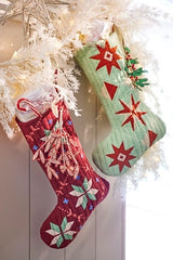 Patchwork Quilt Cotton Stocking