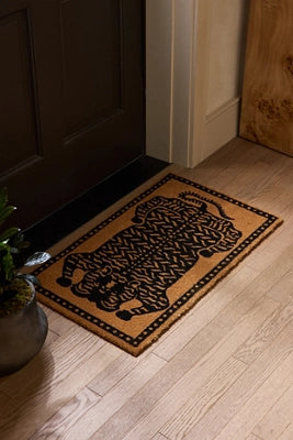 Tibetan Tiger Coir Printed Doormat