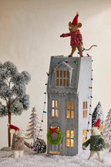 Twinkle Light Mouse Trio Felt Critters