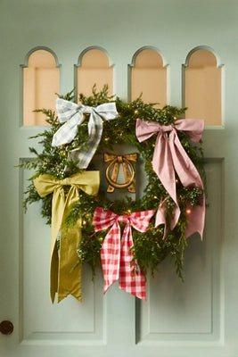 Gingham Bow Ornament