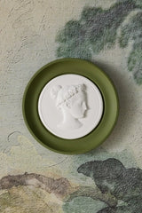 STATUETTE Olive Plaster Framed Intaglio Gallery Wall Charm