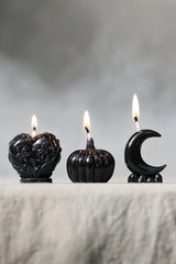 Halloween Decorative Shaped Wax Candle Set