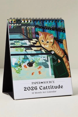 Paper Source 2026 Desk Easel Calendar