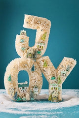 Festive Sisal Light-Up Diorama