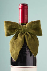 Velvet Wine Bottle Bow