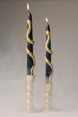 Snake Taper Candles, Set of 2