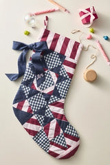 Damson Madder Patchwork Stocking