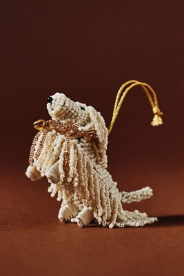 Beaded Dog Ornament