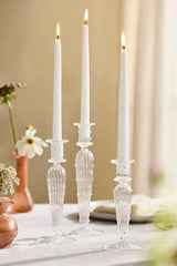 Dotted Borosilicate Glass Taper Holder