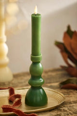Flameless Turned Pillar Candle