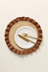 Handwoven Ruffle Placemat