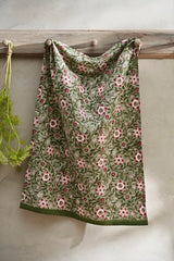 Roja Cotton Dish Towel, Green