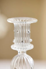 Dotted Borosilicate Glass Taper Holder