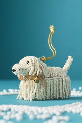 Beaded Dog Ornament
