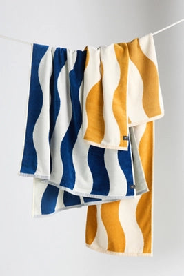 Slowtide Cotton Woven Stripe Beach Towel