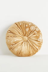 Clara Embroidered Velvet Pillow
