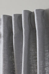 Luxe Linen Blend Woven Curtain