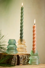 Luster Glass Tree Taper Holder