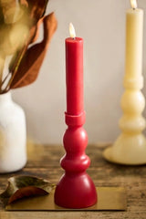 Flameless Turned Pillar Candle