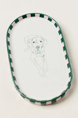 Ceramic Dog Trinket Dish