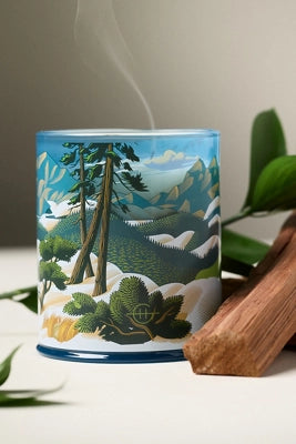 Glasshouse Fragrances Woody Chalet Chic Glass Candle