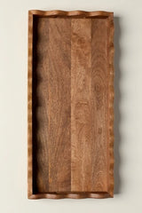 Esther Wooden Scalloped Tray