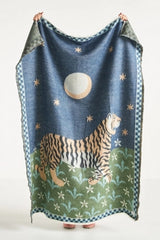 Printed Goods Cotton Jacquard Throw Blanket