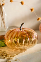 Glass Pumpkin, 7"