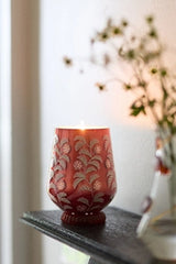Leora Floral Night Gardenia Glass Candle