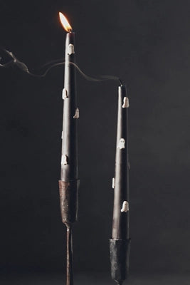 Icon Ghost Taper Candles, Set of 2