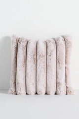 Tipped Puffer Faux Fur Pillow