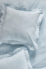 Maeve by Anthropologie Organic Cotton Looped Embroidered Euro Sham