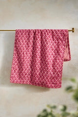 Stitched Block Print Hand Towel