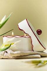 Cherie Fresh French Linen & Orris Lidded Porcelain Candle